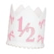 thumbnail image 3 of Corona, Sombrero Y Lazo Para 1/2 Cumplea?os, Decoración Para Ni?a, Accesorio Para Fotos De Tarta Smash, Color Rosa, 3 of 5