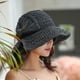 thumbnail image 5 of Sombrero de verano con ala retro y lazo, sombrero de paja para playa y sol de verano para mujer, sombrero de sol con lazo para mujer, 5 of 7