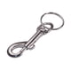 thumbnail image 2 of Snap Hook Hillman 701306 de metal con llavero, paquete de 5 unidades, color blanco, 2 of 2