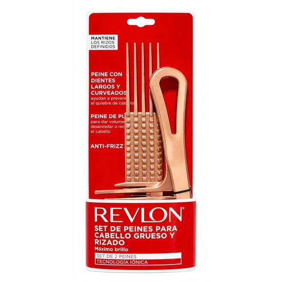 Peines Revlon Rizos Set Anti Frizz Volumen Definición - PS