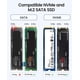 thumbnail image 5 of Carcasa SSD ORICO M.2 NVMe SATA Adaptador USB C 3.2 Gen 2, 5 of 8