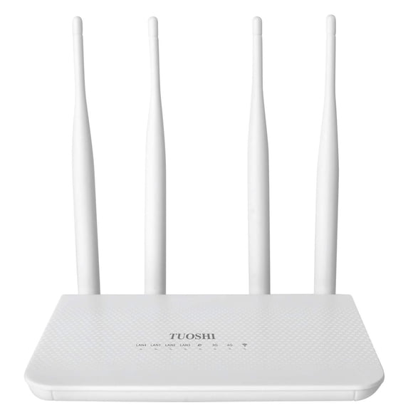 Router TUOSHI N300 4G LTE 300Mbps Ranura para SIM Antenas 5dBi