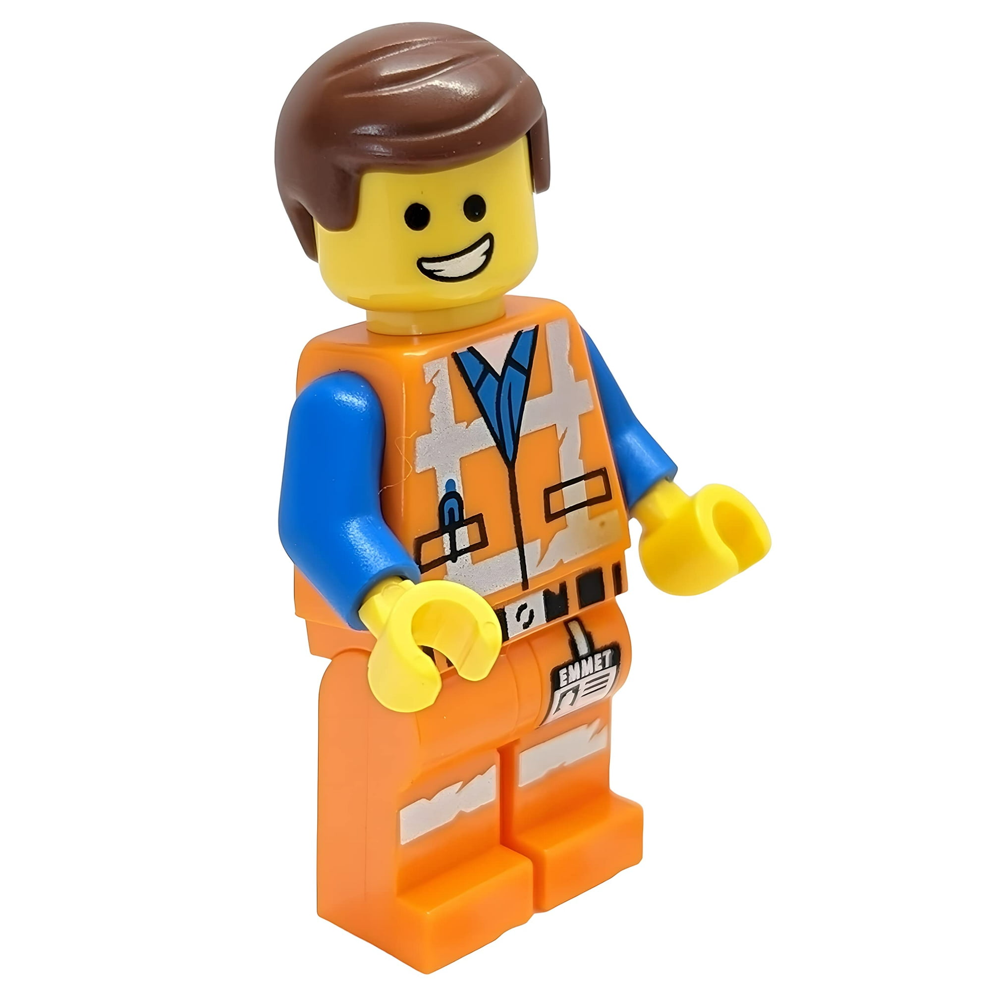 Figura Lego The Movie 2 Emmet Minifig Con Sonrisa Y Mirada Asustada