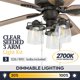 thumbnail image 5 of Ventilador de techo Prominence Home River Run 132 cm LED bronce, 5 of 9