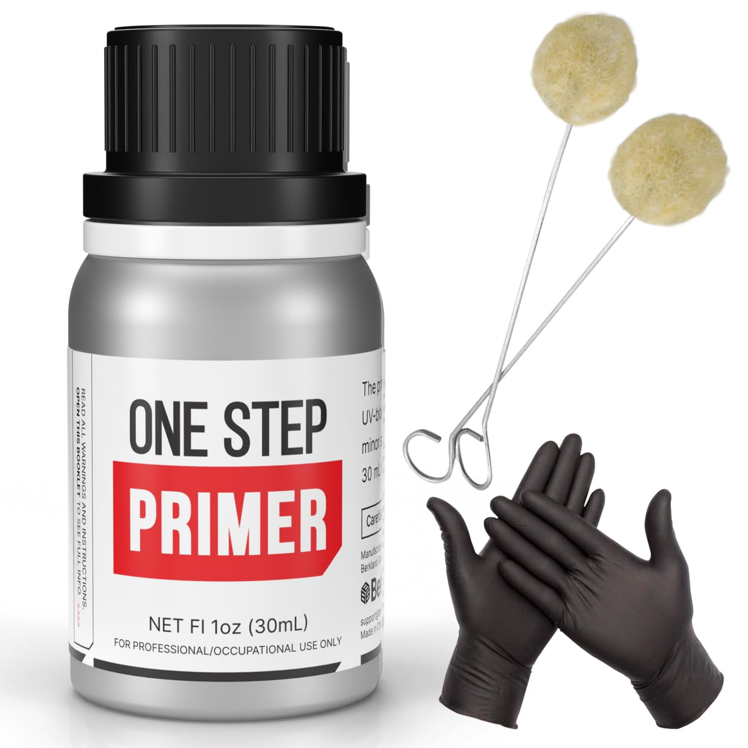 Primer Para Parabrisas Berkland, 30 Ml, 1 Onza Líquida, Con Barnices Y Guantes