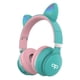 thumbnail image 1 of Audifono Bluetooth Orejas De Gatito Led Turquesa Rosado, 1 of 2