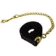 thumbnail image 4 of Cobre Caballo Ecuestre Cuerda De Plomo Correas Pony Rein Halter Cadena De Agarre Negro, 4 of 5