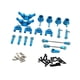 thumbnail image 1 of Conjunto Combinado De Piezas De Repuesto De Coche Teledirigido, Accesorio Para Wltoys 1/28 K989 K979 K969 RC Car Azul, 1 of 5