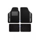 thumbnail image 1 of Set 4 Piezas Alfombras Piso Automovil Negro Sparco Ergonomicas, 1 of 3