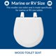 thumbnail image 2 of Asiento para inodoro Bemis TC50TTA MARINE para barcos y vehículos recreativos, blanco, 2 of 6