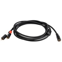 Magideal - Cable De Subwoofer 2Rca, Divisor En Y, Cable Estéreo, Conector Estéreo Para Auriculares De Sonido En Hogar, Transmisión , Dvd, Tv, , 3M