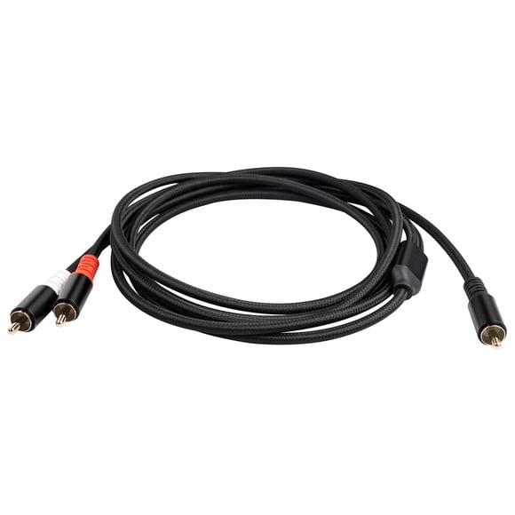 Wswqop Cable Subwoofer RCA a 2RCA 1 m