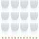 thumbnail image 4 of 12 Bolas De Madera Sin Terminar Para Barba De Gnomo Precortadas, Suministros Para Manualidades, Color Blanco, 4 of 5