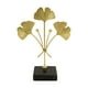 thumbnail image 4 of Escultura De Hojas De Metal Adorno De Hoja De Ginkgo Para Decoración De Sala De Estar Accent StyleA, 4 of 5