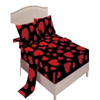 Genérica - Juego Sábanas Algodón Plaza Y Media Suaves 8O13