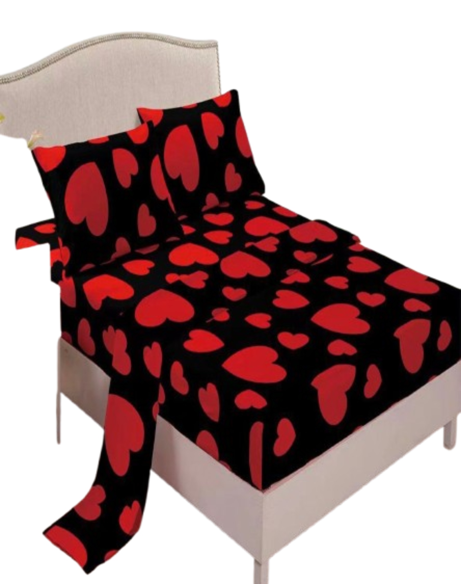 Genérica - Juego Sábanas Algodón Plaza Y Media Suaves 8O13