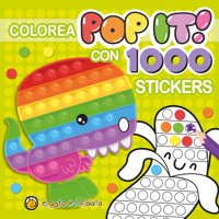 Editorial Guadal - Libro Dinosaurio Pop It 1000 Stickers