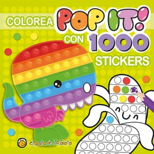 Editorial Guadal - Libro Dinosaurio Pop It 1000 Stickers