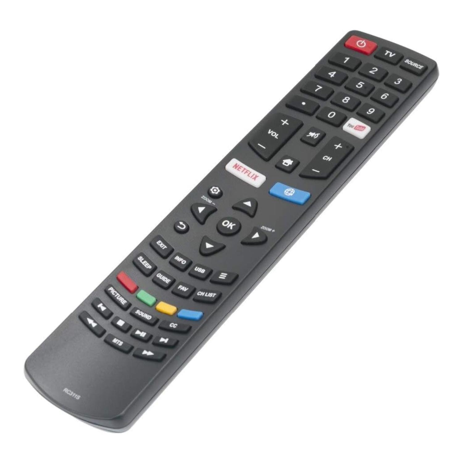 Lbn - Control Remoto Universal Para Tv Tcl Daewoo Philco Jvc Negro