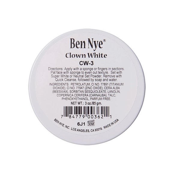 Maquillaje Ben Nye Blanco de Payaso 85 g