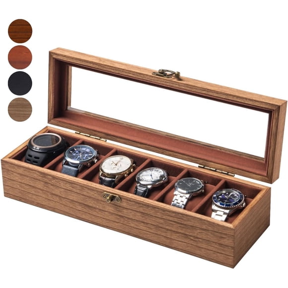 Caja para Relojes de Madera Exper City
