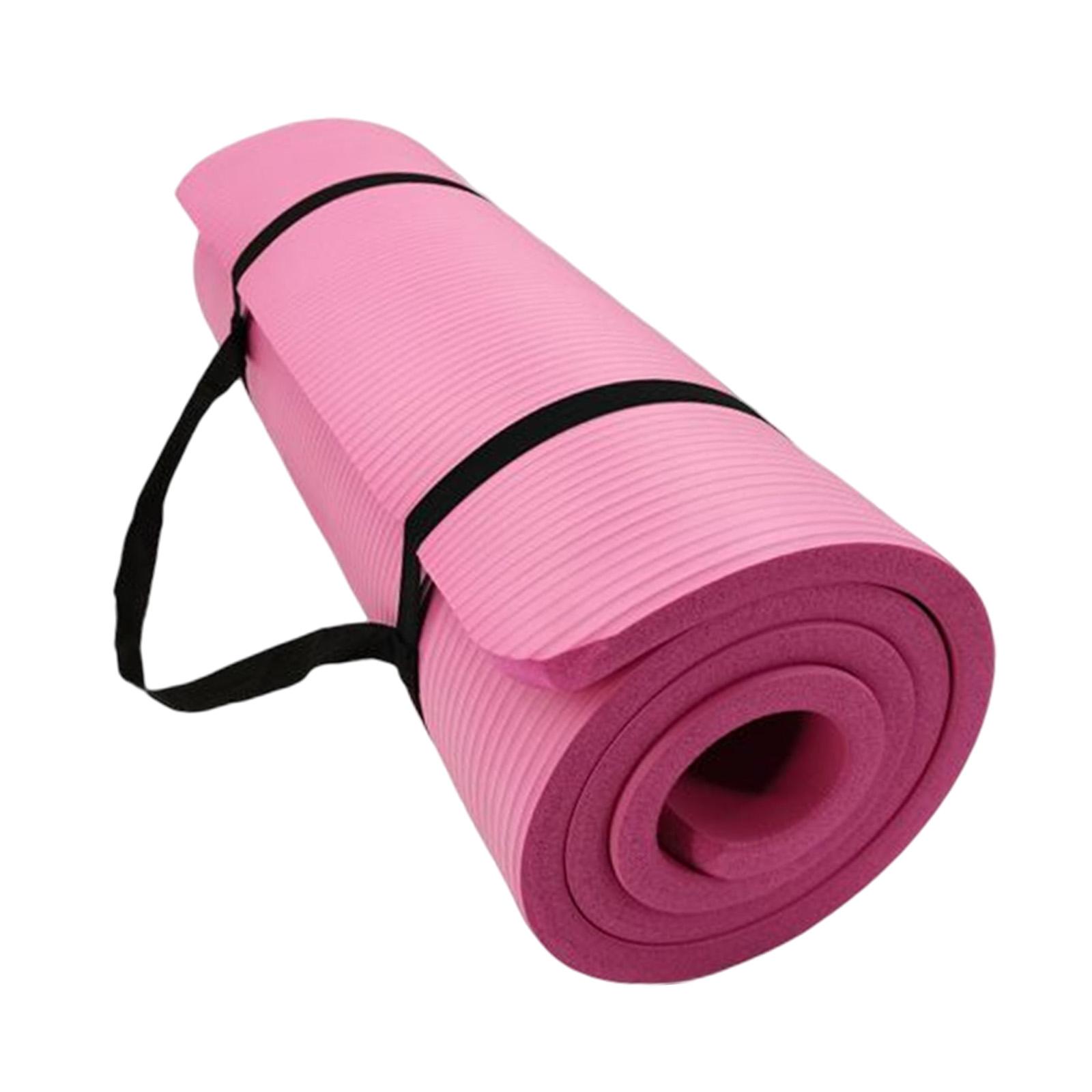 Ioensy - Esterilla De Yoga Para Ejercicio, Esterilla De Ejercicio Antidesgarro Para Entrenamiento, Entrenamiento En Interiores, 183 Cm X 61 Cm X 1,5 Cm