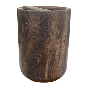 Magideal - Residuos Contenedor De Basura De Basura Cesta De Papel Doméstico Redonda Reutilizable Bin De Basura Doméstica Removible Para El Baño Para El Baño De L 200 Mm X 254 Mm