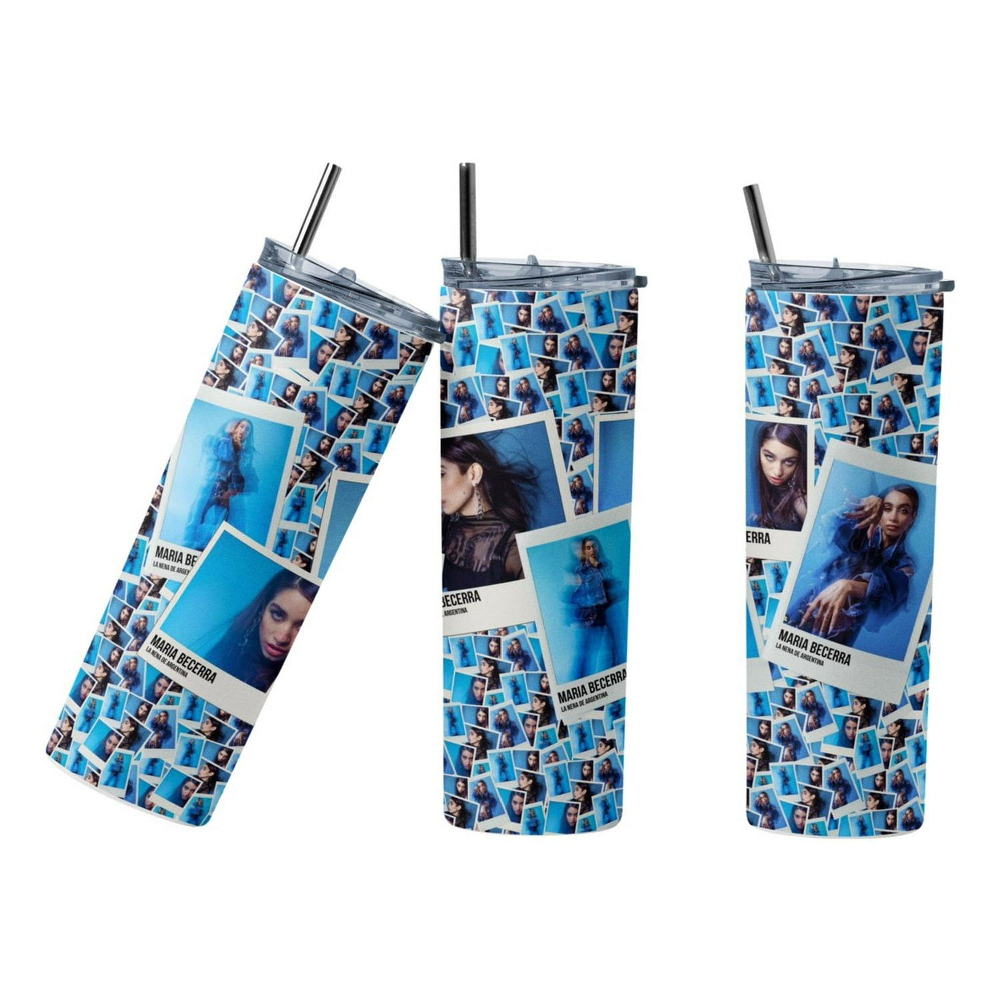 Sm - Termo La Nena Argentina Botella Térmica María Becerra Blanco