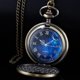 thumbnail image 4 of Reloj de bolsillo Tiong 4,5 cm con números romanos + 2 cadenas, 4 of 9