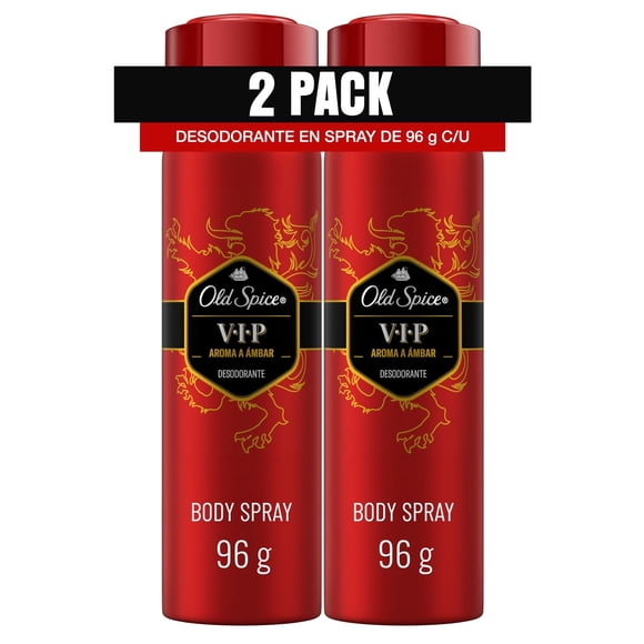Desodorante Spray Old Spice para hombre VIP Pack 2 Hombre