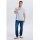 thumbnail image 4 of Polera Hombre Regular Fit Básica Gris Melange, 4 of 4