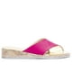 thumbnail image 1 of Pantufla Cuero Pluma Fucsia Dorado 39, 1 of 3