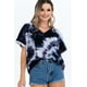 thumbnail image 2 of Top Tie-dye con Escote en V y Mangas con Puños., 2 of 5