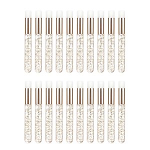 Ioensy - 20 Cepillos Para Champú De Pestañas, Limpiador Cosmético De Pestañas, Herramienta Removedora De Peel Off Aureate