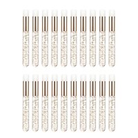 Ioensy - 20 Cepillos Para Champú De Pestañas, Limpiador Cosmético De Pestañas, Herramienta Removedora De Peel Off Aureate