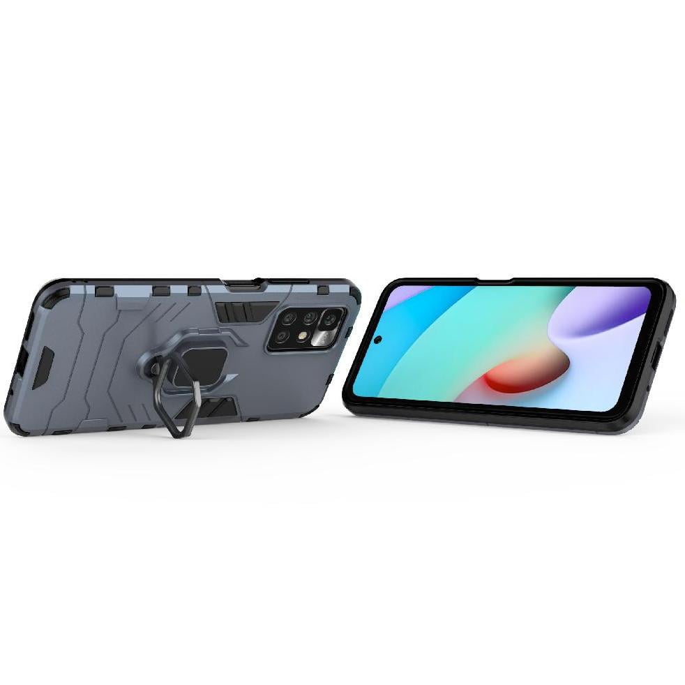 Foxdock Funda Antigolpes Para Xiaomi Redmi 10 4g – Protección Total Con Soporte Y Diseño Robusto