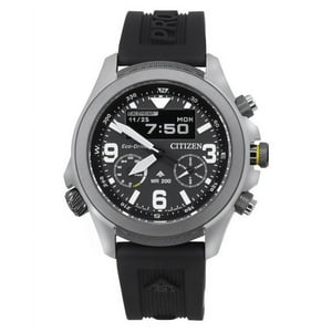 Reloj Citizen Promaster Land 35Th Anniversary Chronograph Black Dial Eco-Drive Jv1007-07E 200M Men'S Watch