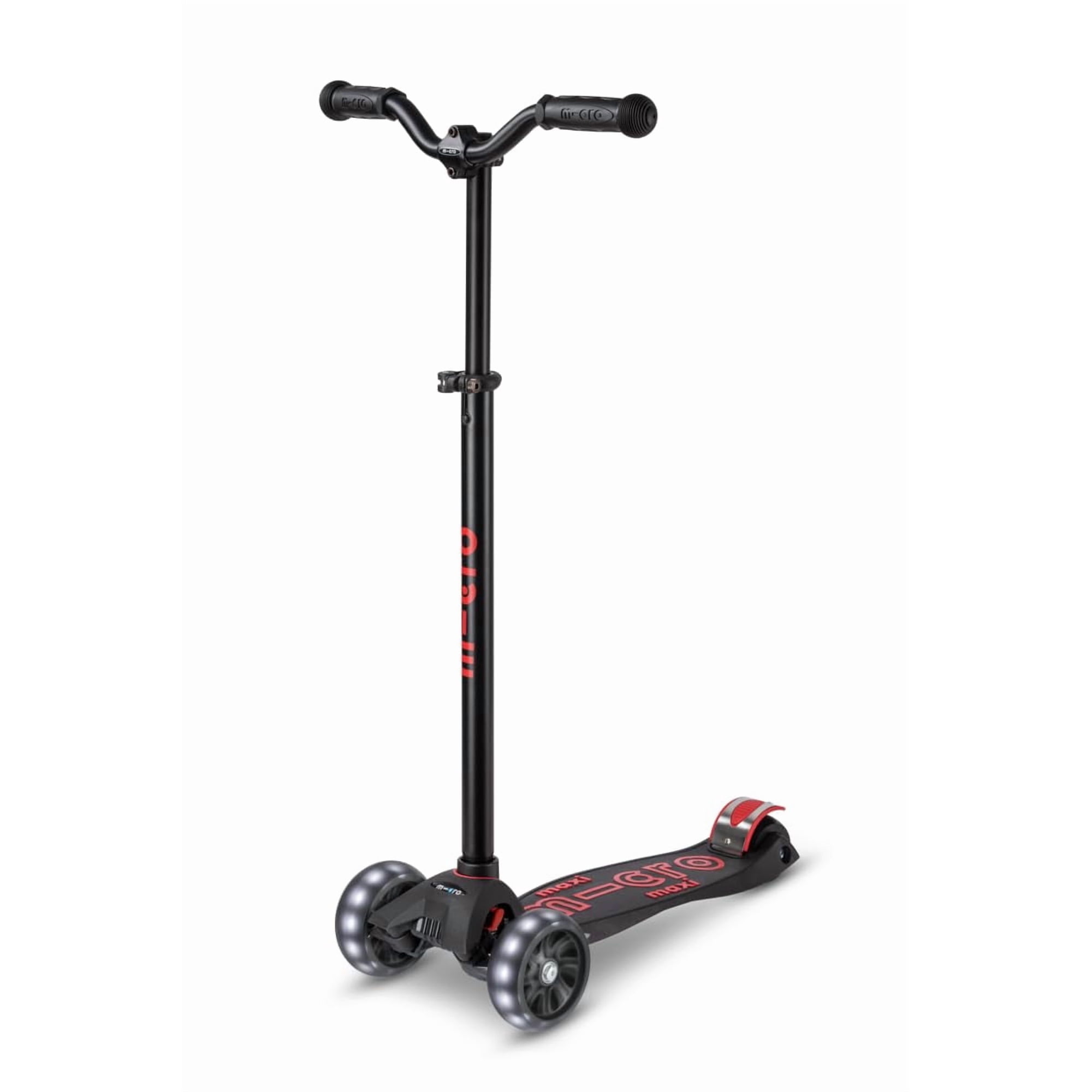 Scooter Infantil Micro Maxi Deluxe Pro Led De 3 Ruedas Con Dirección Por Inclinación