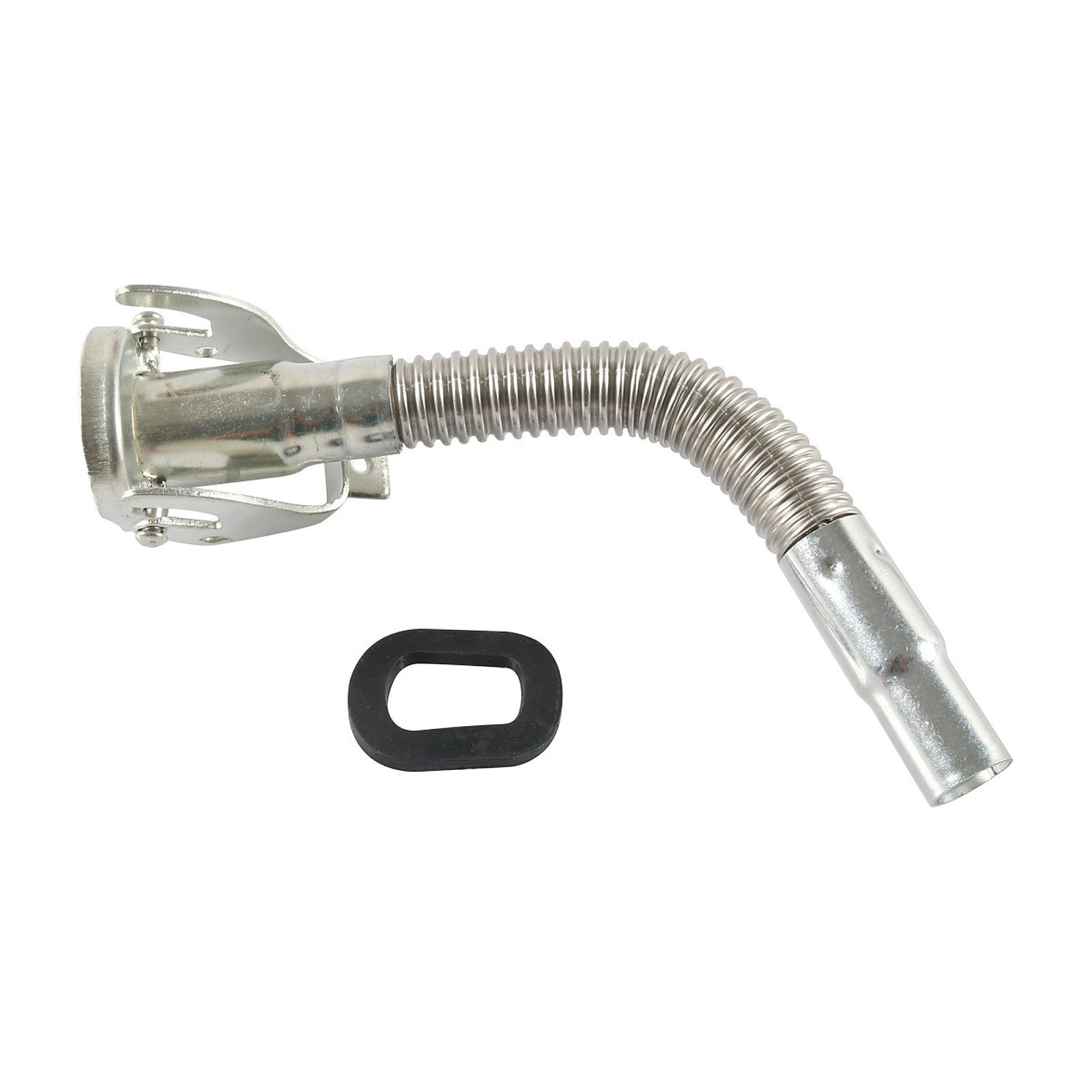 Magideal - Caño Para Bidón De Combustible Con Tubo Vertedor Y Conducto Flexible Siendo Una Boquilla De Extensión De Acero Inoxidable A Prueba De Fugas Adecuado 1 Pieza