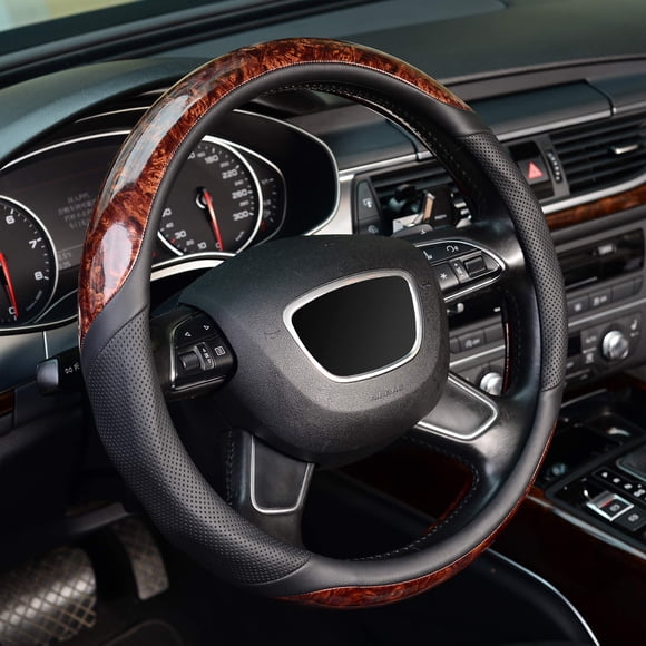 Funda de volante KAFEEK Wood Vrain Universal 37-39 cm