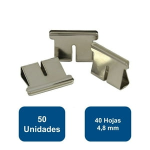 Adix - Magic Clip Metálico 40 Hojas 50Un