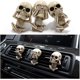 thumbnail image 1 of Ambientador de coche con clip de ventilación Idefair, diseño de calaveras, estilo gótico, 1 of 6