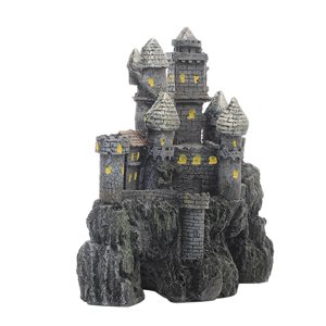 Ioensy - Decoración De Castillo Para Acuario, Escondites Medievales, Cueva Para Acuario, Reptil, Pez Betta