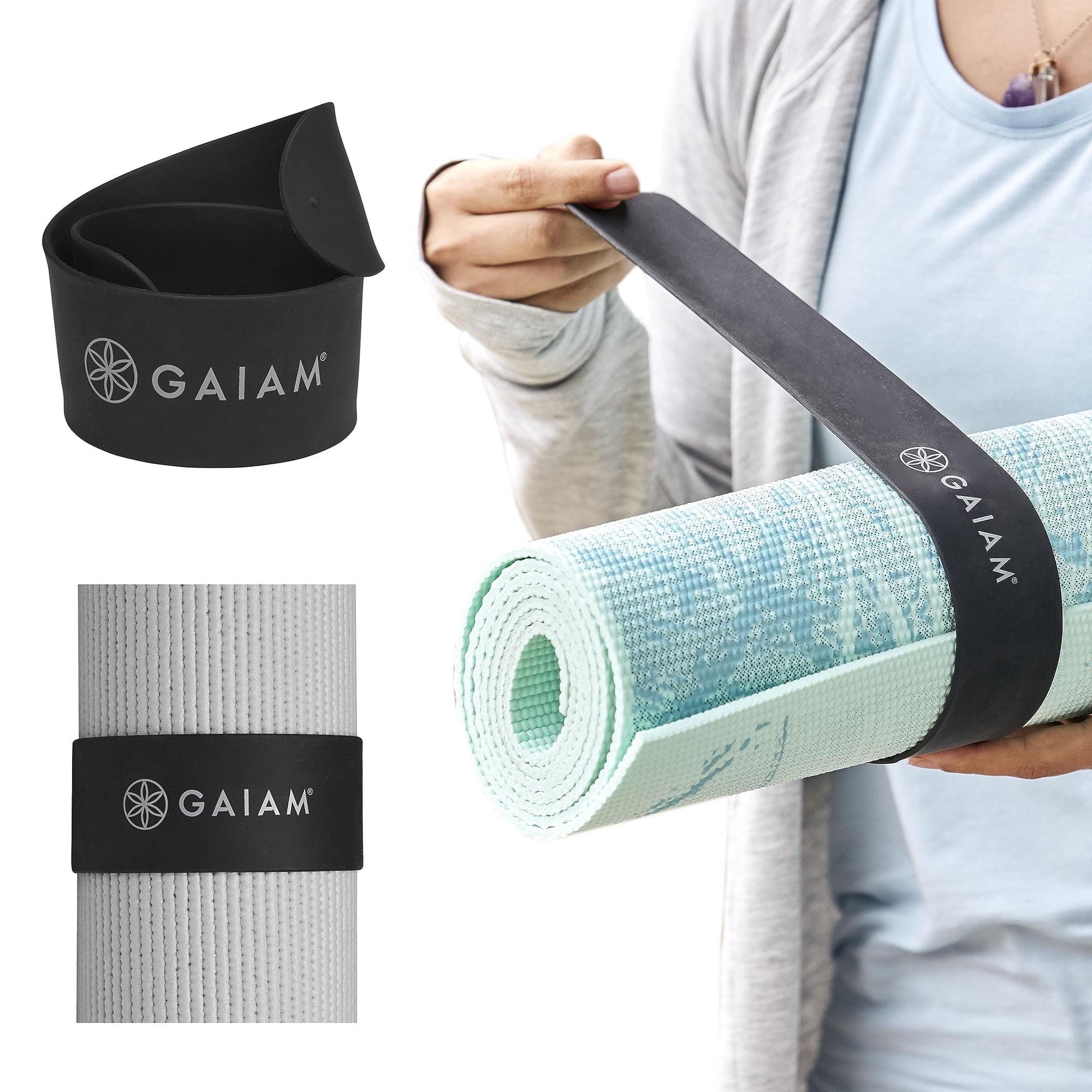 La Correa Para Esterilla De Yoga Gaiam Mantiene La Colchoneta Enrollada