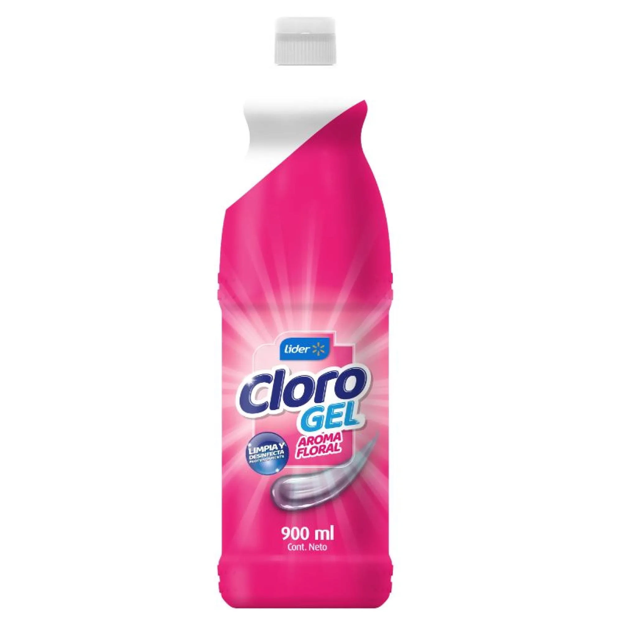 Cloro Gel Floral Botella 900 ml Lider