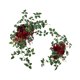 thumbnail image 5 of 2pcs Boda Arch Flowers Decoraciones De Adornos Para La Ceremonia Partido De La Puerta De Entrada Rojo, 5 of 5