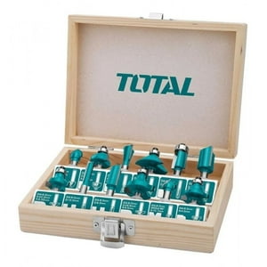Total Tools - Set Fresas 6Mm Total 12 Pzas Tacsr0121