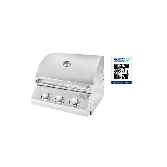 Parrilla a Gas Empotrable 3 Quemadores
