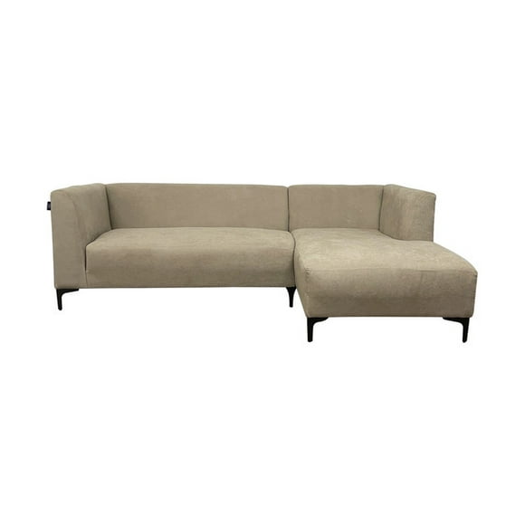 Seccional Raul Chenille Beige Derecho