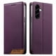 thumbnail image 1 of Funda Tipo Cartera de Cuero Sintético para Samsung Galaxy A57 Bloqueo RFID, con Ranuras para Tarjetas y Bolsillo para Efectivo, Cierre Magnético Fuerte Morado, 1 of 6